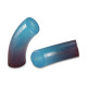 Acrylic Tube bead 37x12mm Blue